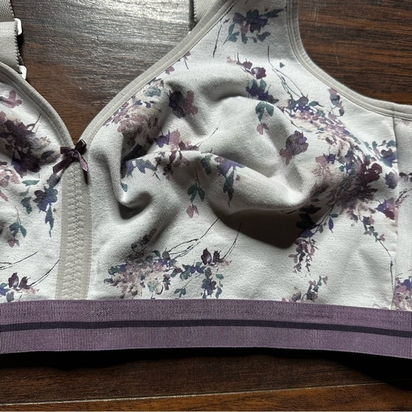 Cacique Purple Unlined Full Coverage Cotton Bra - Picture 4 of 6